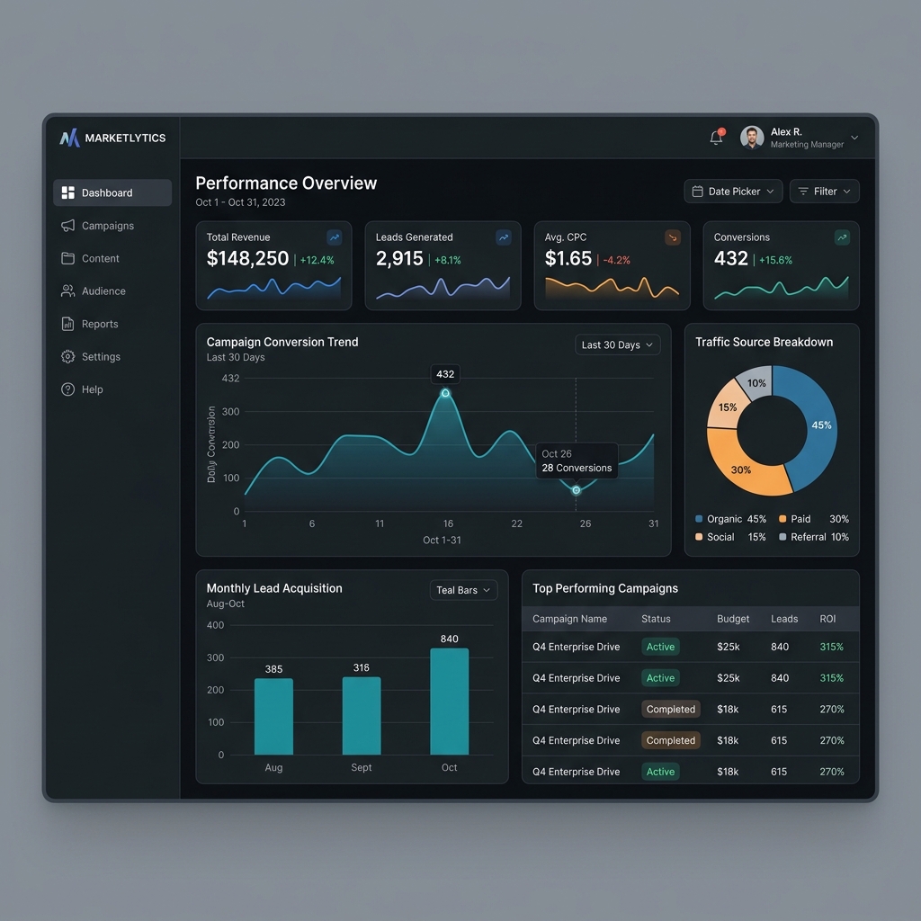 Content Distribution Dashboard